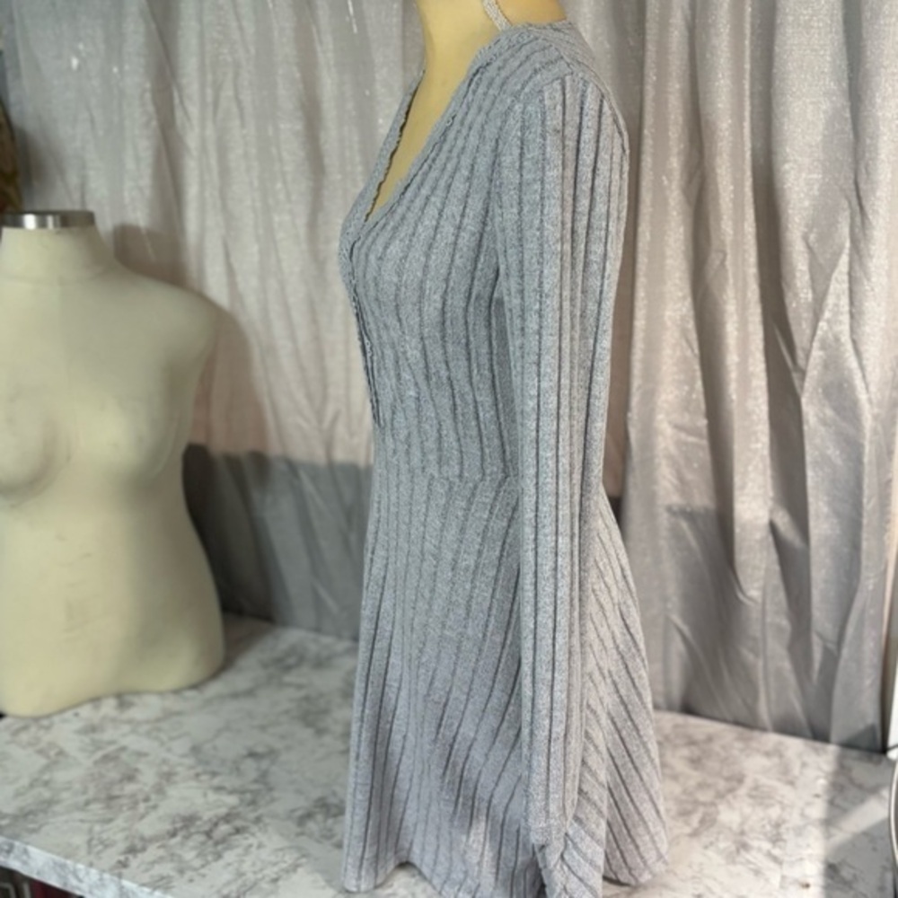 SHEIN woman’s long sleeve ribbed knit sweater dress size medium